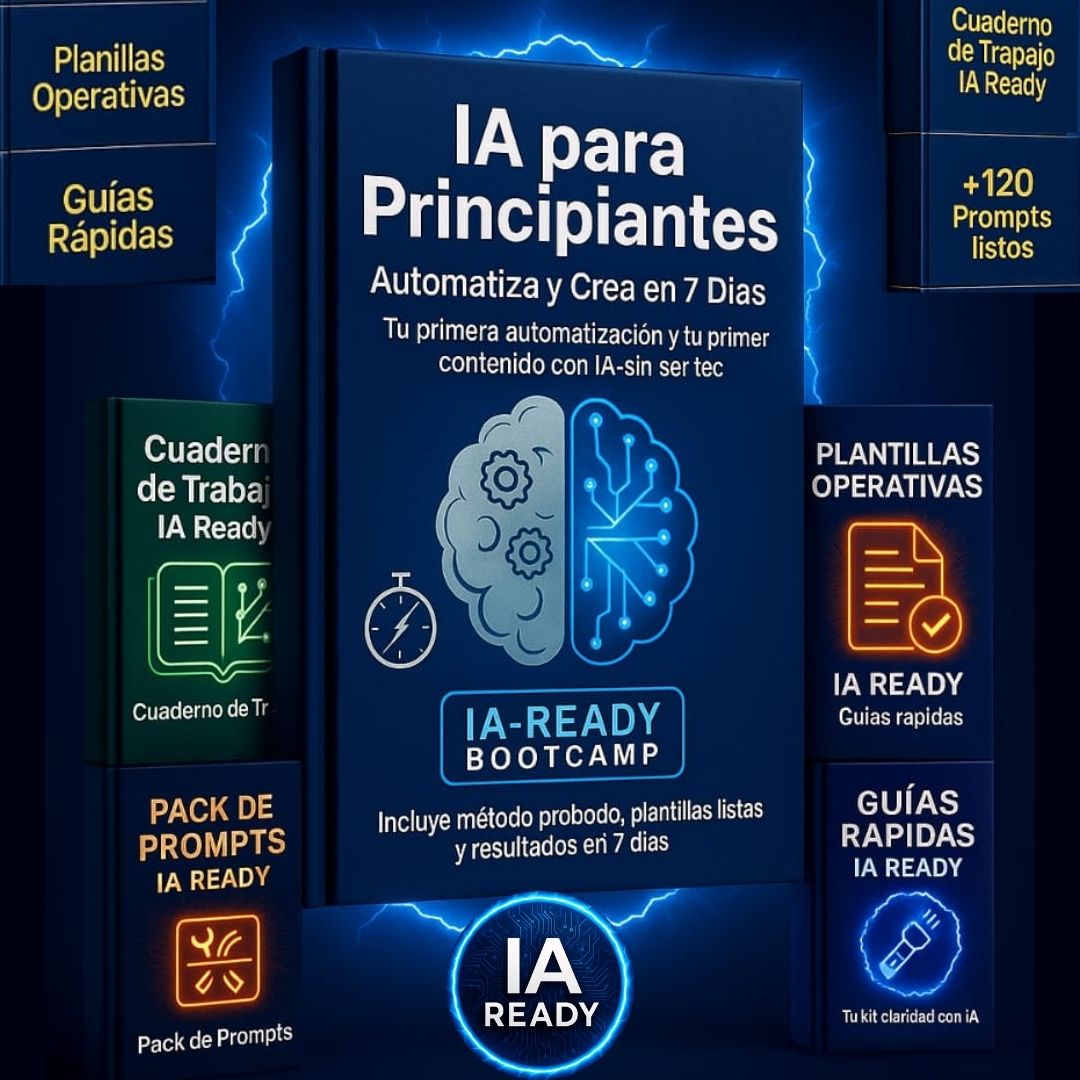 IA READY - IA para Principiantes + 4 Herramientas
